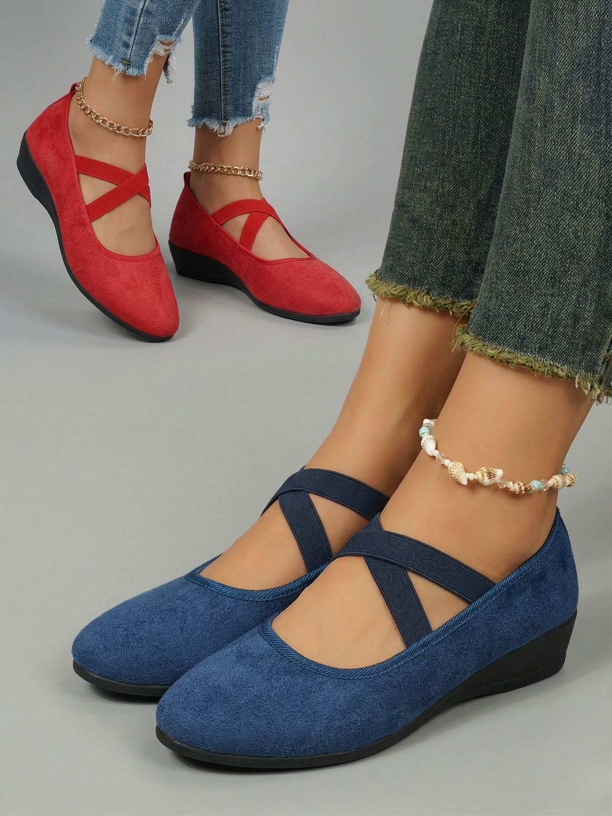 Madeleine | Chaussures Compensées Fermées et Confortables