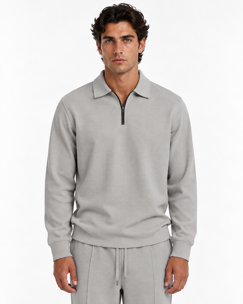 Sudadera Valdemar de punto gofrado