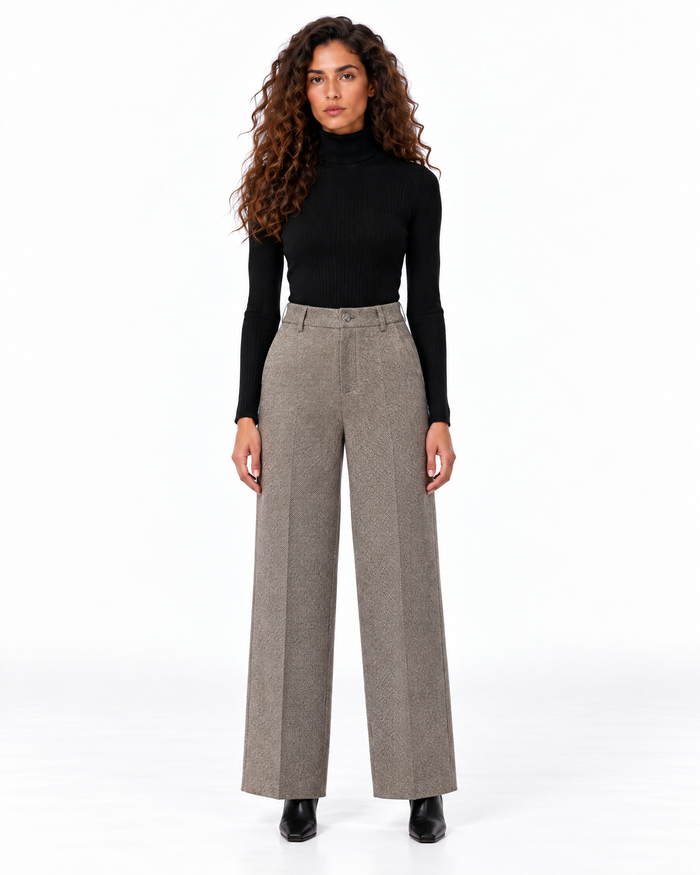 Pantalón Bruna ancho de espiga