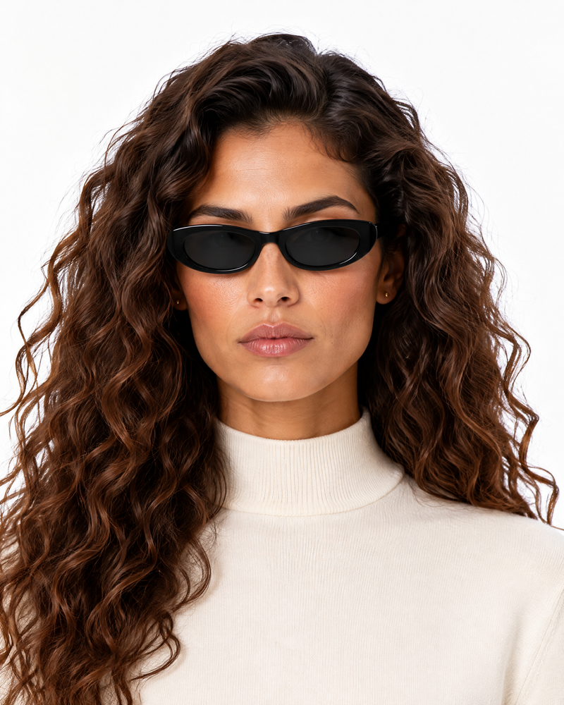 Gafas de sol Vittoria ovaladas de pasta fina